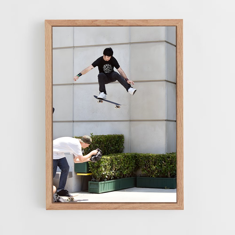 Poster Chris de cole – affiche Skateboard (vue 4)